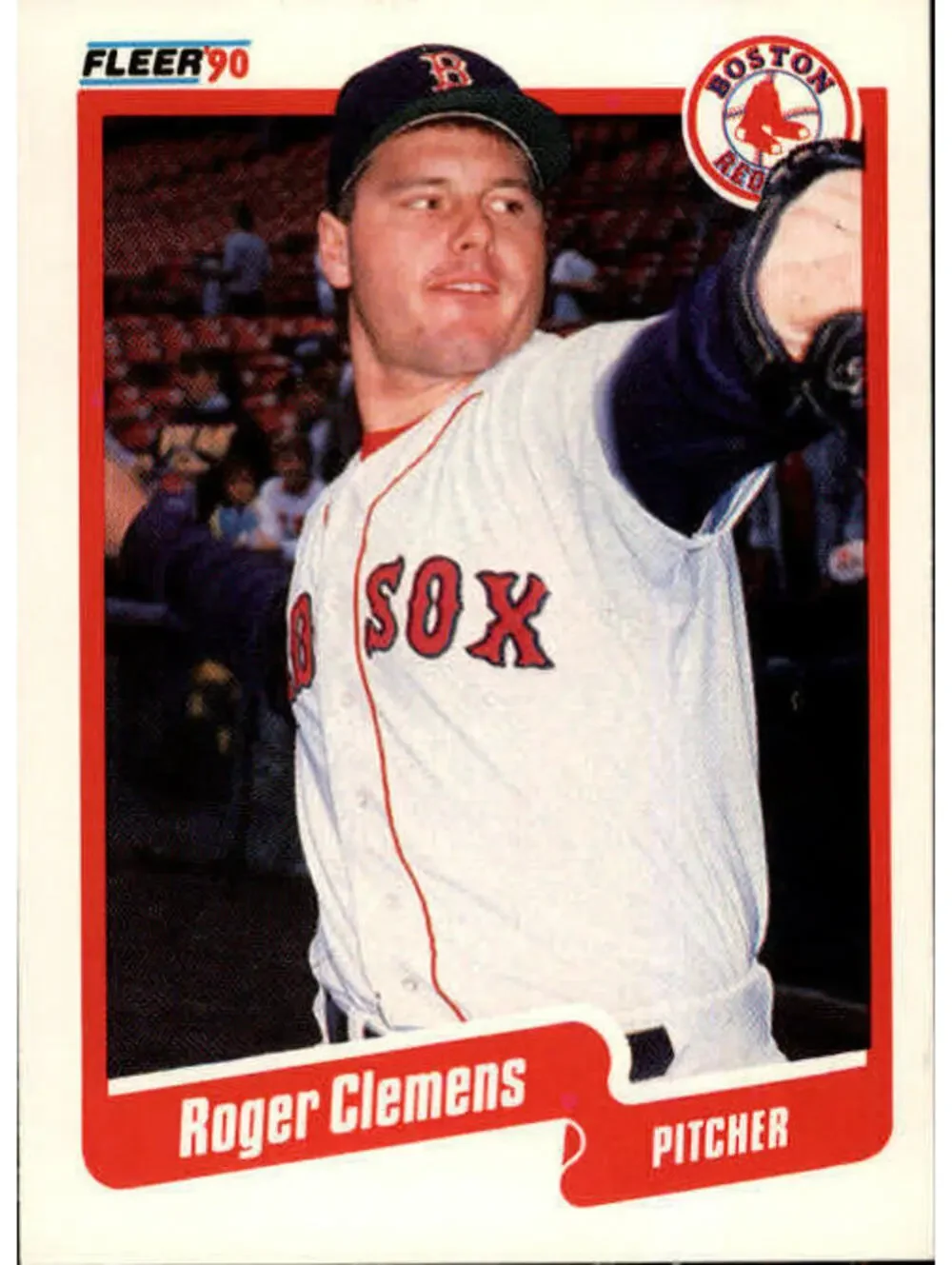 1990 Roger Clemens Fleer Baseball Card #271